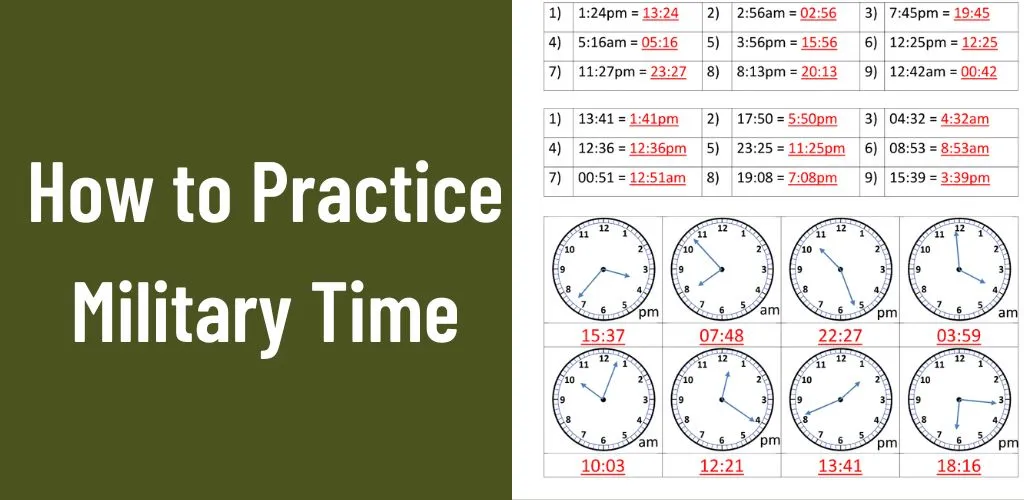 How to Practice Military Time