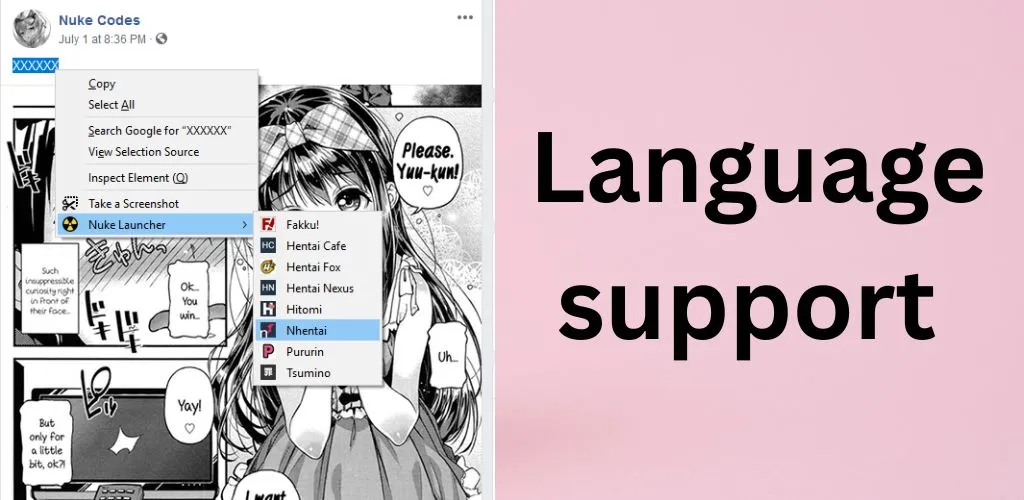 Language support
