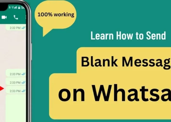 Learn How to Send Blank Messages on WhatsApp