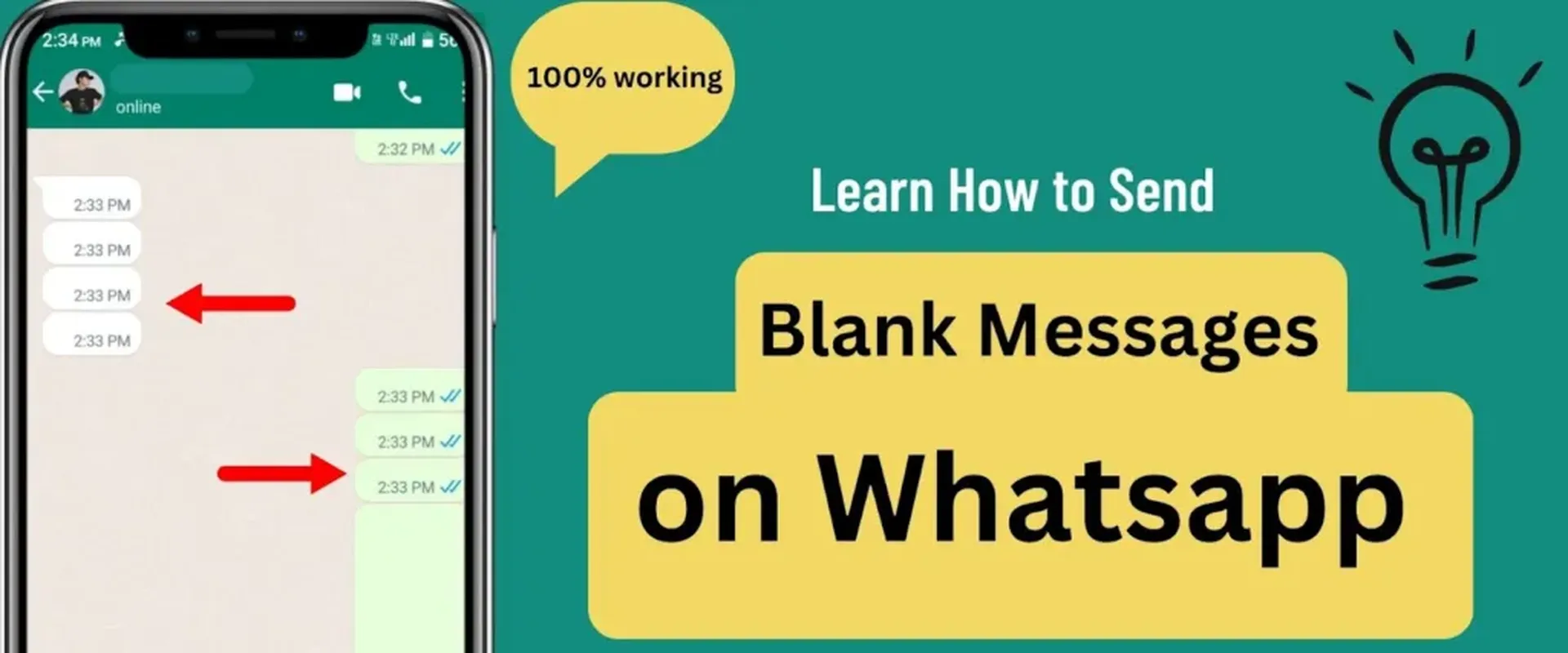 Learn How to Send Blank Messages on WhatsApp