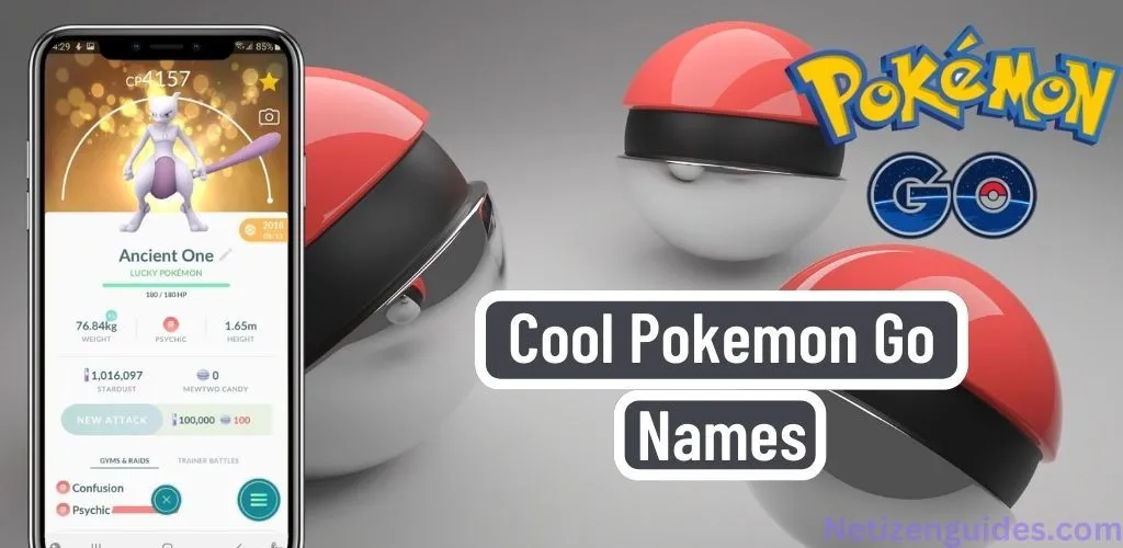 Cool Pokemon Go Names