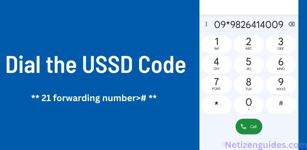 Dial the USSD Code 