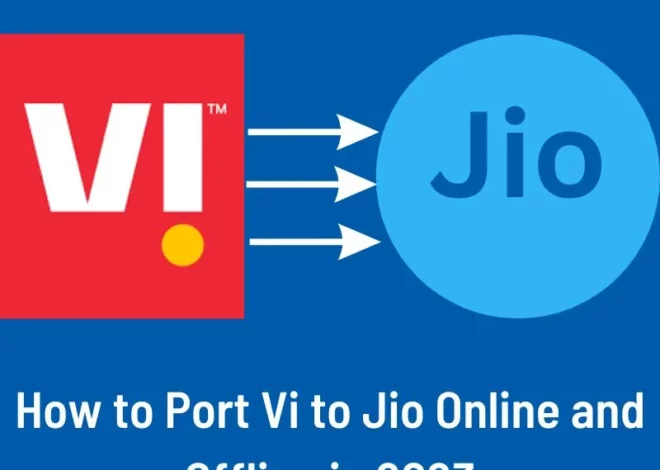 How to Port Vi to Jio Online and Offline in 2023