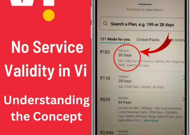 No Service Validity in Vi: Understanding the Concept
