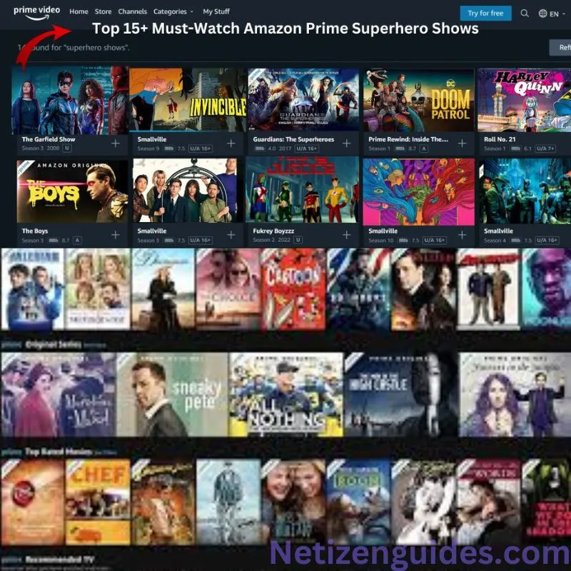 Top 15+ Must-Watch Amazon Prime Superhero Shows