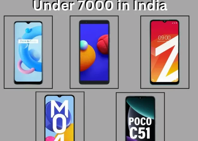 Budget Phones: 4gb RAM Mobile Under 7000 in India