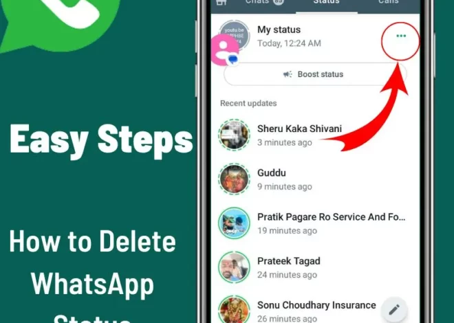 Easy Steps: How to Delete WhatsApp Status