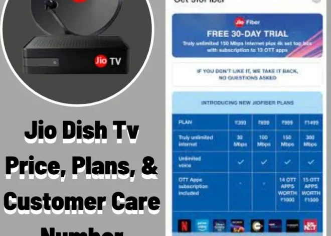 Jio Dish Tv Price, Plans, & Customer Care Number