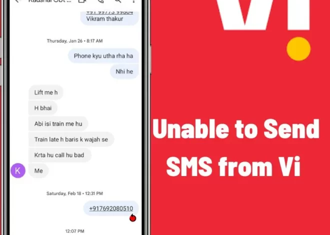 Reasons Why You Are Unable to Send SMS from Vi With Solution