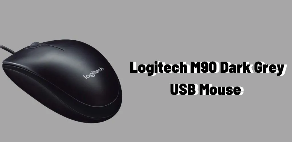 Logitech M90 Dark Grey USB Mouse 