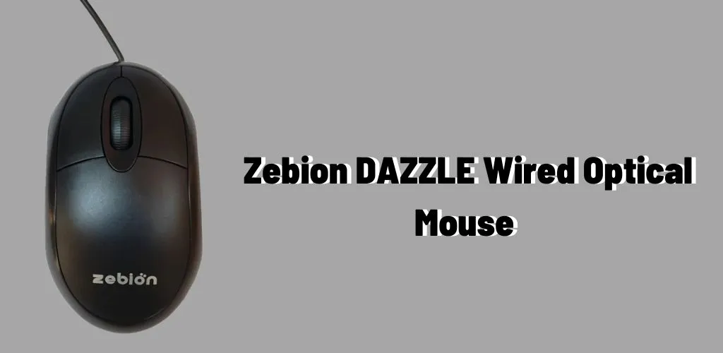 Zebion DAZZLE Wired Optical Mouse 