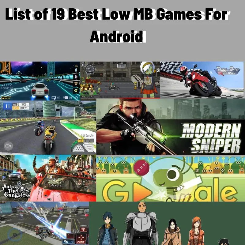 List of 19 Best Low MB Games For Android