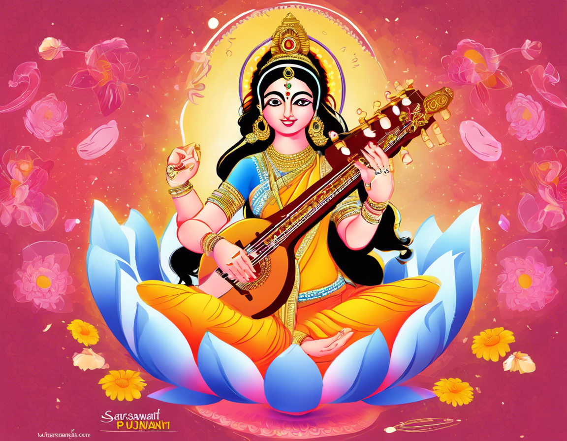 Basant Panchami Wishes for Saraswati Puja Celebrations