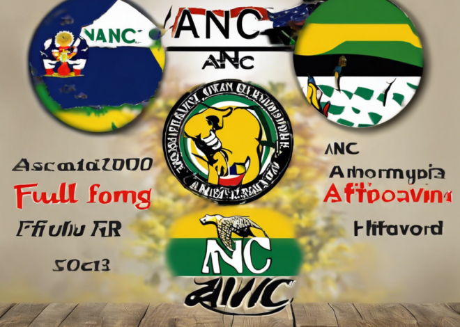 Understanding the ANC Full Form: What Does ANC Stand For?