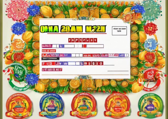 2023 Onam Bumper Lottery Result Announced!