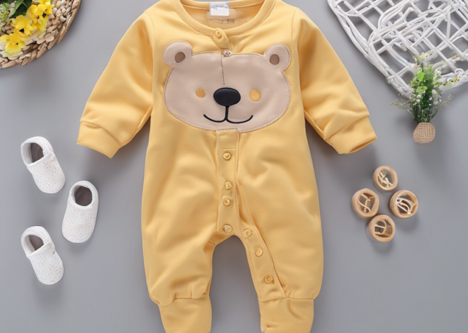 Adorable Rs 149 Bear Design Baby Jumpsuit at Thespark Shop!