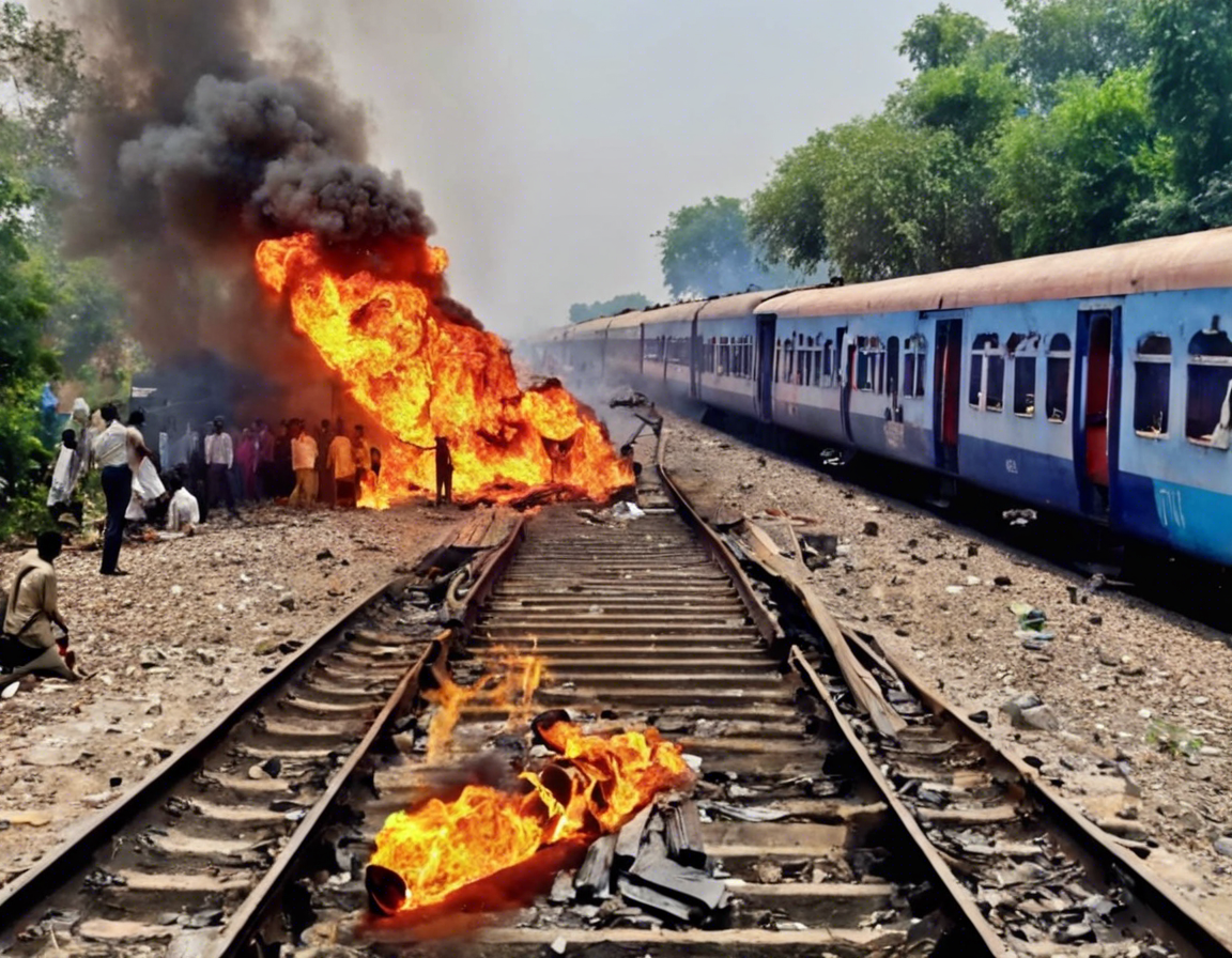 Tragedy Strikes: New Delhi Darbhanga Train Fire